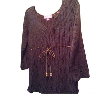 Liz Lange Crochet Top